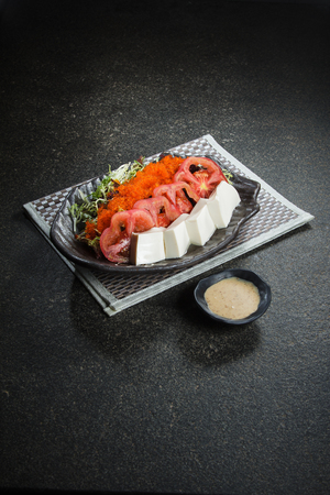 A cuisine photo of tomato saladの写真素材