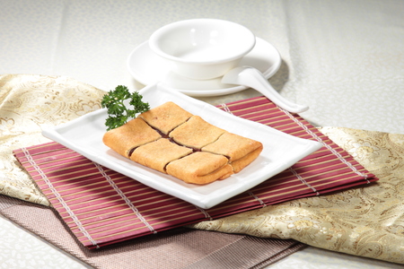 A cuisine photo of dim sumの写真素材