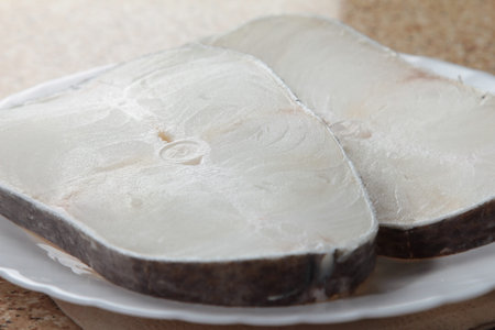 A cuisine photo of cod fillet