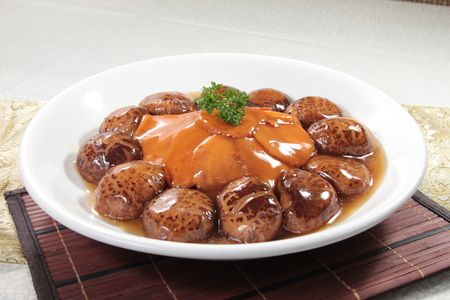 A cuisine photo of braised abaloneの写真素材