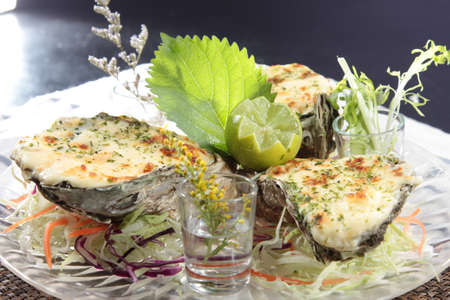 A cuisine photo of baked dishの写真素材