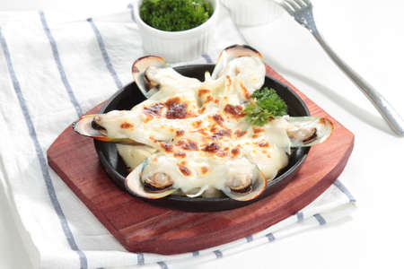 A cuisine photo of baked dishの写真素材