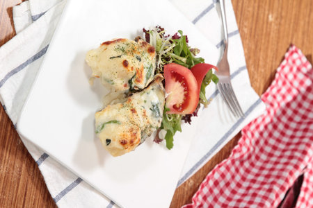 A cuisine photo of baked dishの写真素材