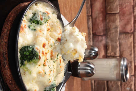 A cuisine photo of baked dishの写真素材