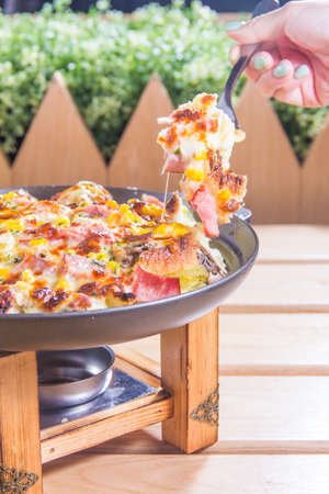 A cuisine photo of baked dishの写真素材