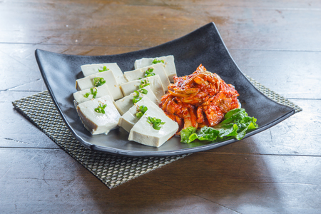 A cuisine photo of bean curdの写真素材