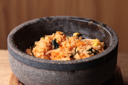 A cuisine photo of bibimbapの写真素材