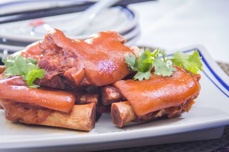 A cuisine photo of braised porkの写真素材