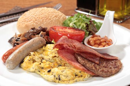 A cuisine photo of all day breakfastの写真素材