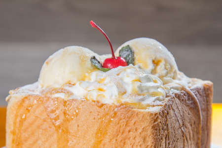 A cuisine photo of bread and toastの写真素材