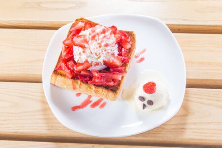 A cuisine photo of bread and toastの写真素材