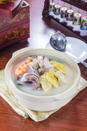 A cuisine photo of brothの写真素材