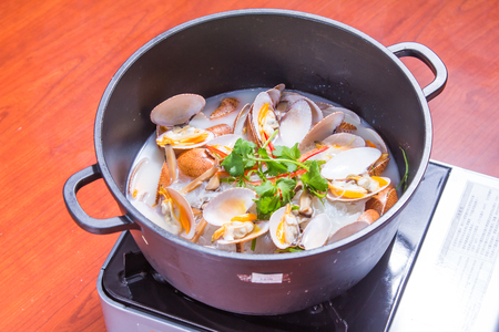 A cuisine photo of clamの写真素材