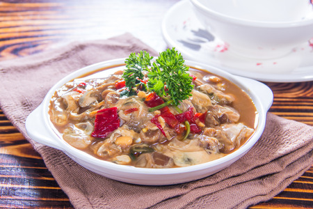 A cuisine photo of clamの写真素材