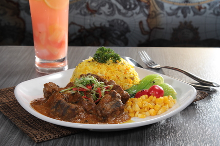 A cuisine photo of curryの写真素材