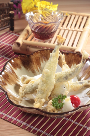 A cuisine photo of deep fried fishの写真素材