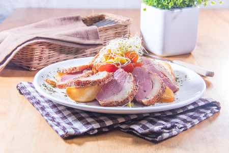 a cuisine photo of duck cuisineの写真素材