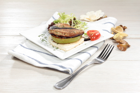 a cuisine photo of foie grasの写真素材