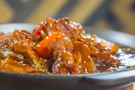 a cuisine photo of fried beefの写真素材