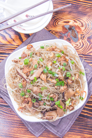 a cuisine photo of fried noodlesの写真素材