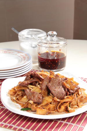 a cuisine photo of fried noodlesの写真素材