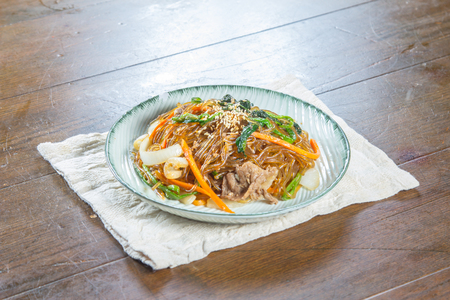 a cuisine photo of fried noodlesの写真素材