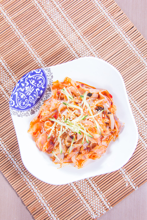 a cuisine photo of fried noodlesの写真素材