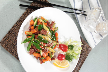 a cuisine photo of fried porkの写真素材