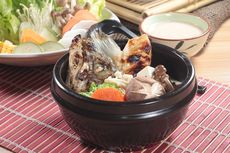 a cuisine photo of grilled fishの写真素材