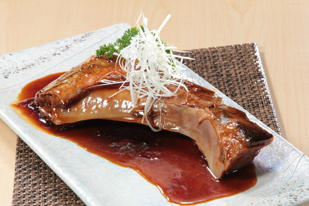 a cuisine photo of grilled fishの写真素材