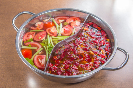 a cuisine photo of hot pot