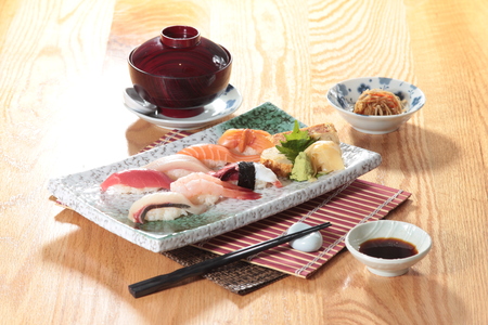 a cuisine photo of japanese mealの写真素材