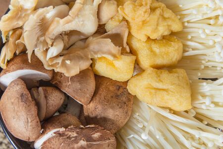 a cuisine photo of mushroom cuisineの写真素材