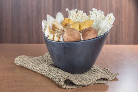 a cuisine photo of mushroom cuisineの写真素材