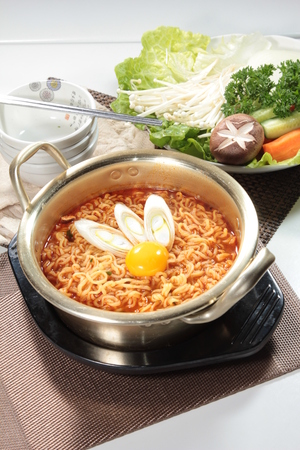 a cuisine photo of noodles with meatの写真素材