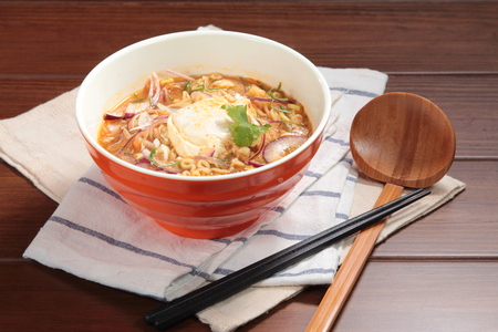 a cuisine photo of noodles with meatの写真素材