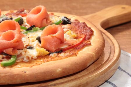 a cuisine photo of pizzaの写真素材