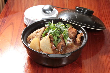 a cuisine photo of pork casseroleの写真素材