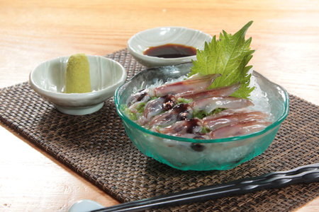 a cuisine photo of sashimiの写真素材