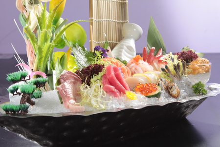 a cuisine photo of sashimiの写真素材