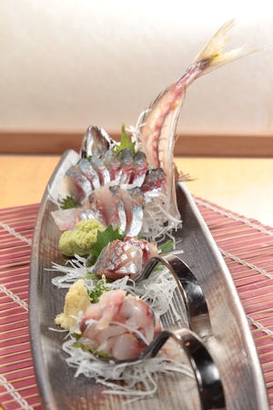 a cuisine photo of sashimiの写真素材