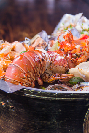 a cuisine photo of seafood cuisineの写真素材