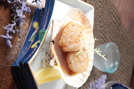 a cuisine photo of seafood cuisineの写真素材