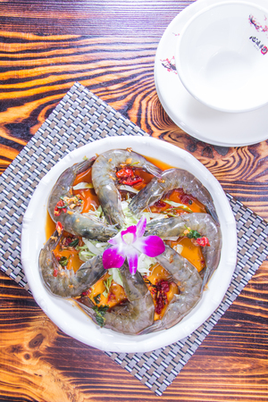 a cuisine photo of fried shrimpの写真素材