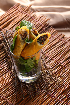 a cuisine photo of Side dish snack