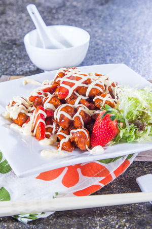 a cuisine photo of sour porkの写真素材