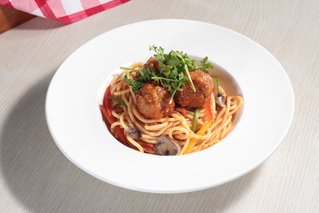 a cuisine photo of italian pastaの写真素材