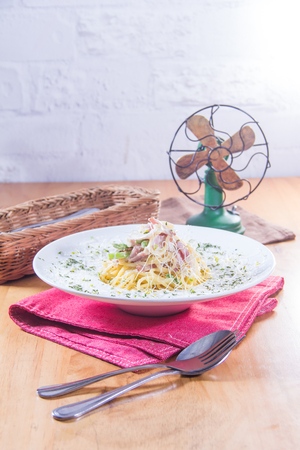 a cuisine photo of italian pastaの写真素材