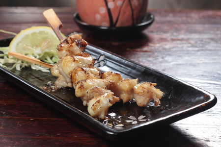 a cuisine photo of skewerの写真素材