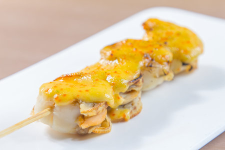 a cuisine photo of skewerの写真素材